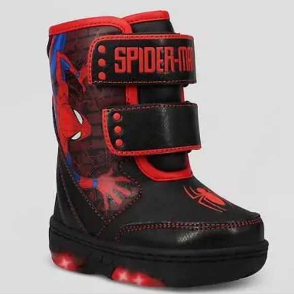 Marvel Spider-Man Light Up Winter Boots - Picture 1 of 8